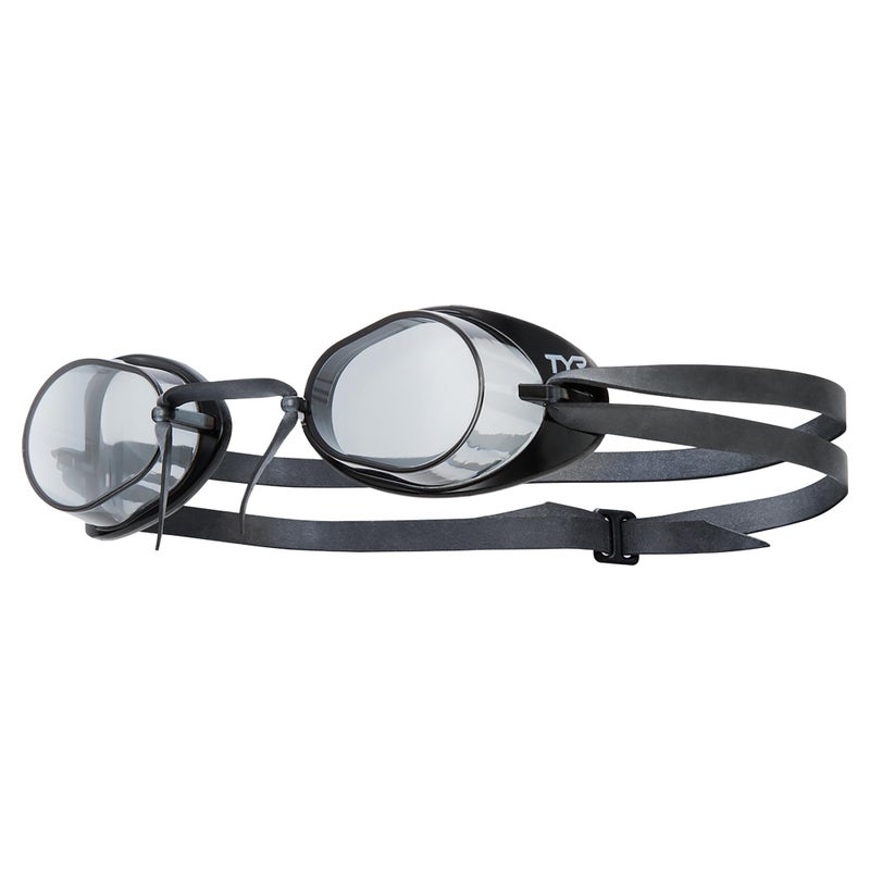 TYR Socket Rockets 2.0 Racing Goggle (Smoke), 1.75 x 3"